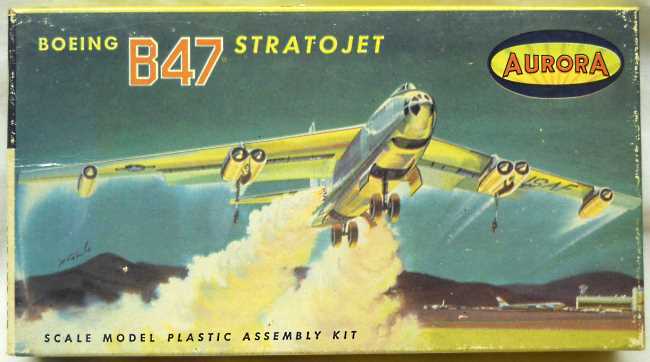 Aurora 1/180 B-47 Stratojet, 493-70 plastic model kit